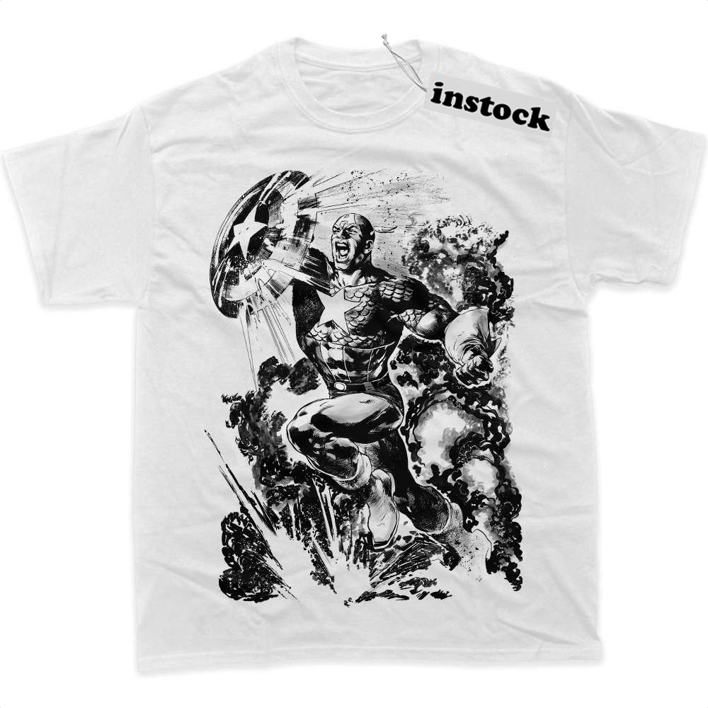 Captain America Shirt, Marvel Comics Shirt, Graphic Tee