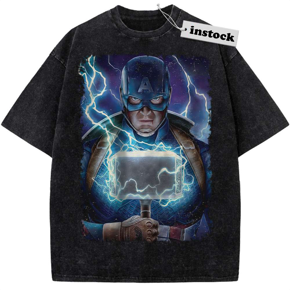 Captain America Shirt, Marvel Comics Shirt, Vintage T-Shirt