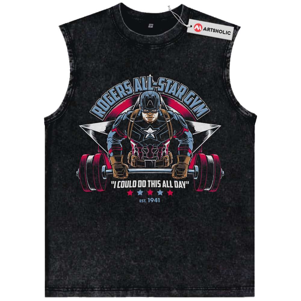 Captain America Tank Top, Marvel Comics Tank Top, Vintage Tank Top