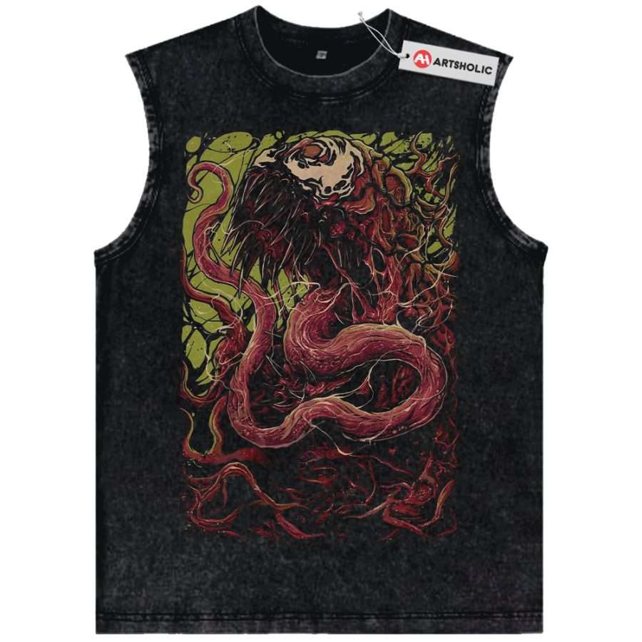 Alternative view of Carnage Tank Top, Marvel Comics Tank Top, Vintage Tank Top