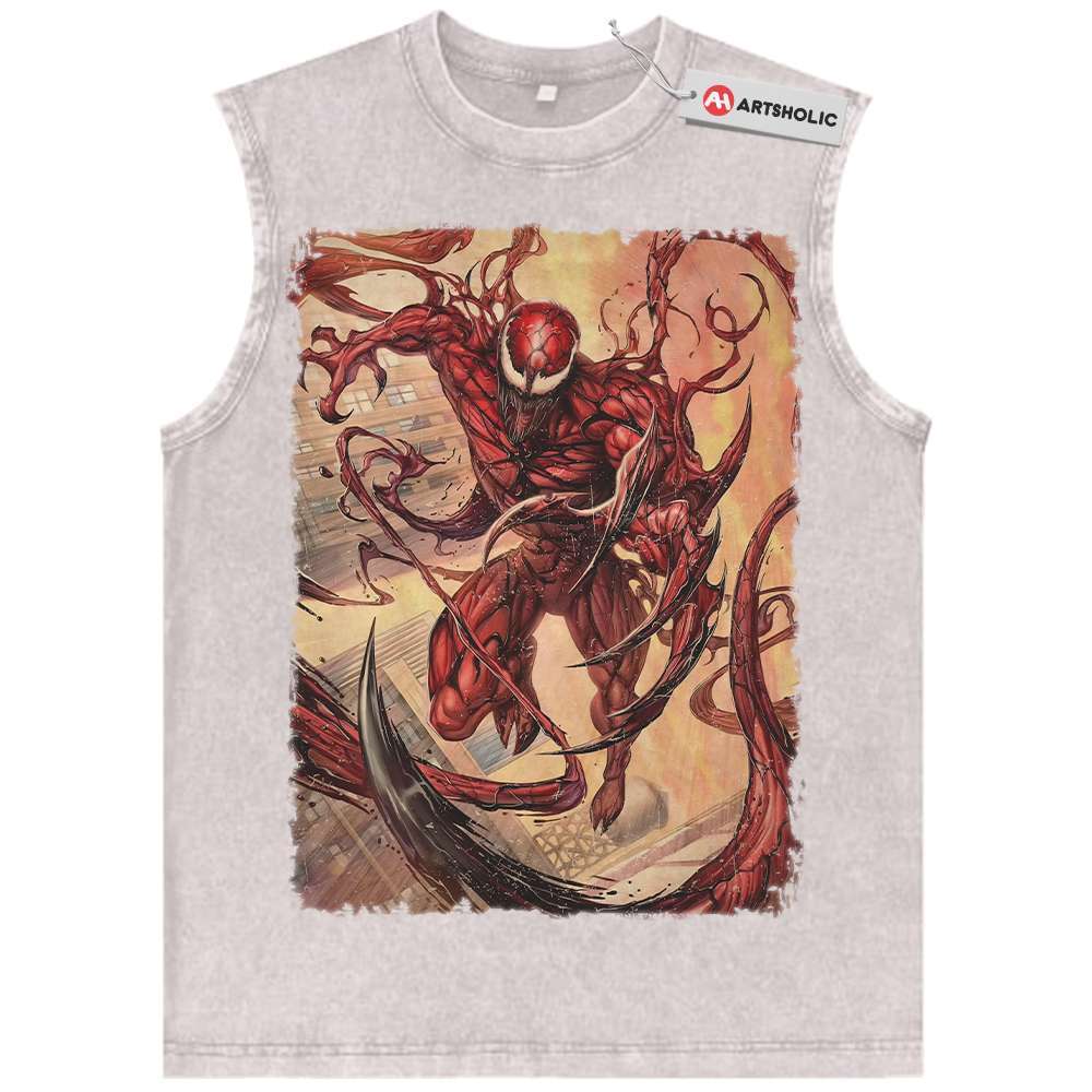 Alternative view of Carnage Tank Top, Marvel Comics Tank Top, Vintage Tank Top
