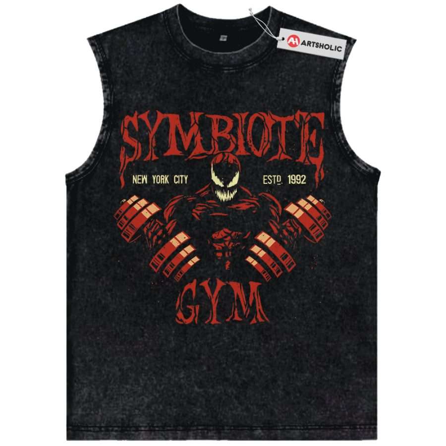Alternative view of Carnage Tank Top, Marvel Comics Tank Top, Vintage Tank Top