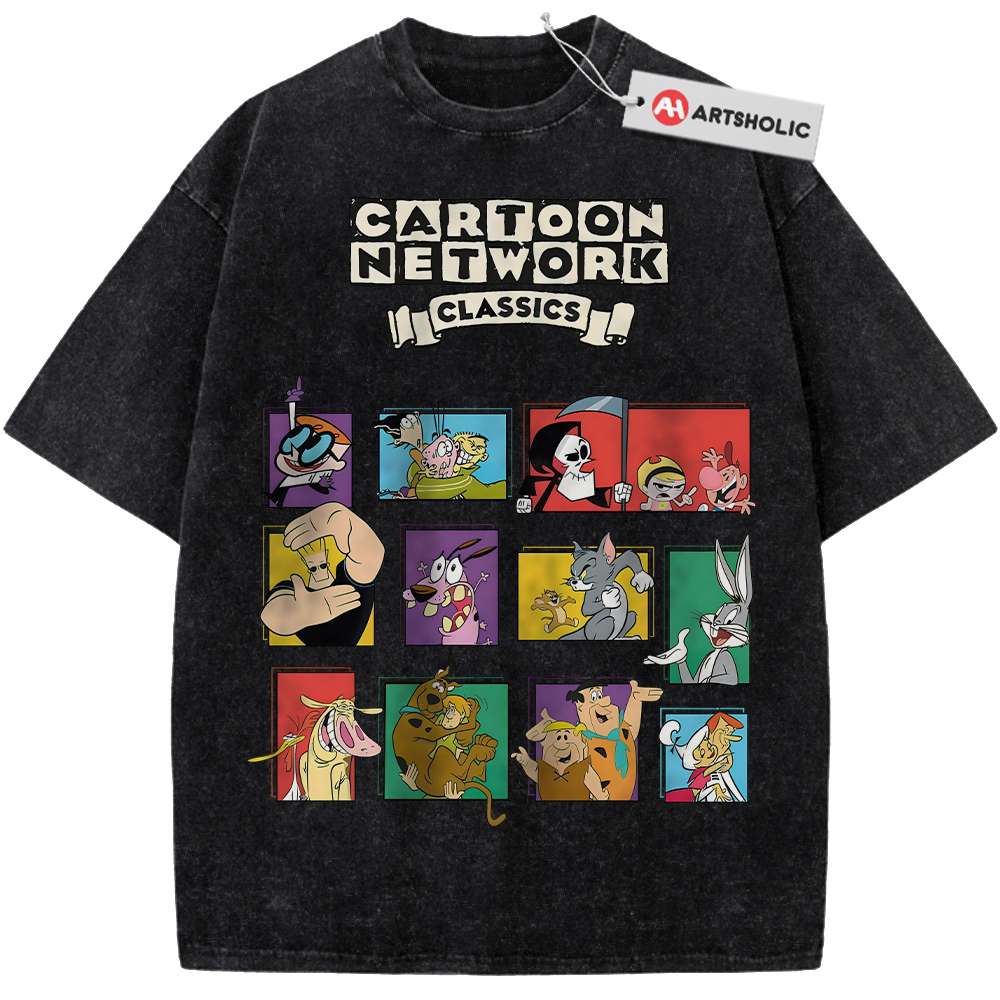 Alternative view of Cartoon Netword 90's Shirt, Animated Shirt, Vintage Tee