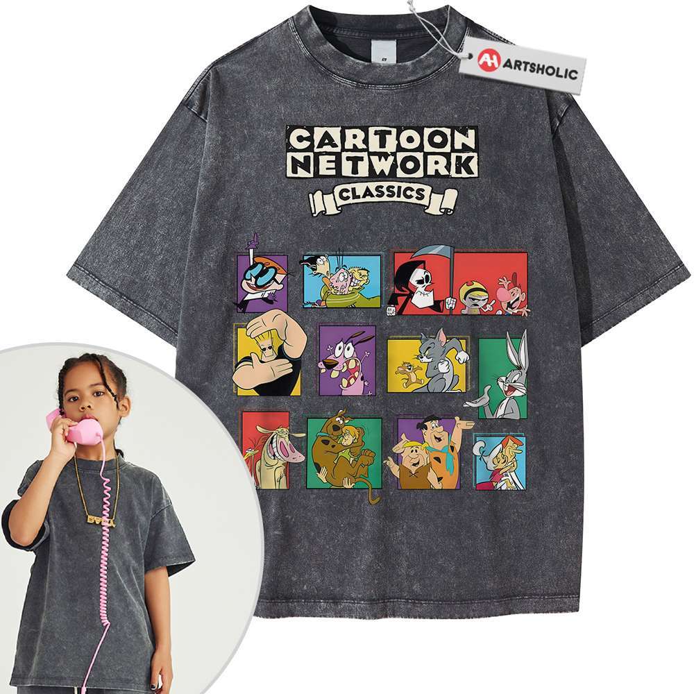Cartoon Netword 90's Shirt For Kids, Animated Shirt For Kids, Vintage Tee For Kids - Image 5