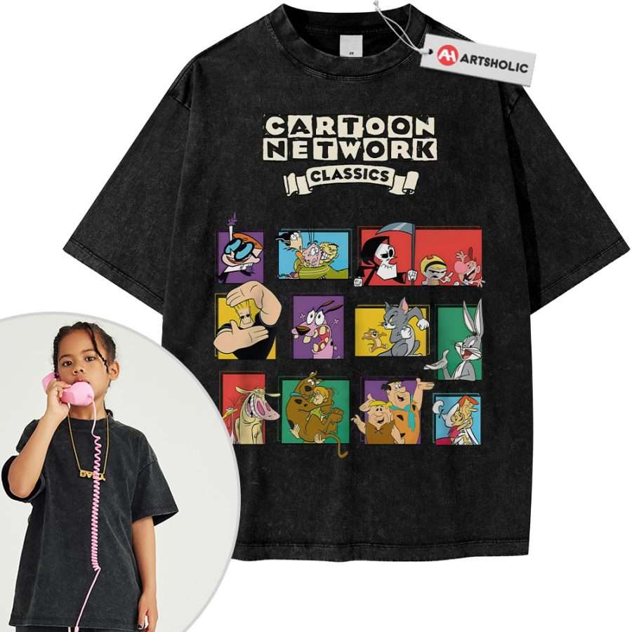Cartoon Netword 90's Shirt For Kids, Animated Shirt For Kids, Vintage Tee For Kids - Image 6