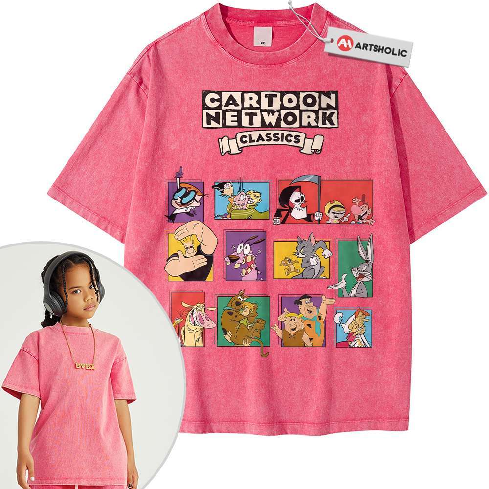 Cartoon Netword 90's Shirt For Kids, Animated Shirt For Kids, Vintage Tee For Kids - Image 4