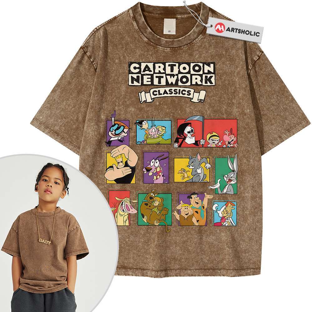 Cartoon Netword 90's Shirt For Kids, Animated Shirt For Kids, Vintage Tee For Kids - Image 3
