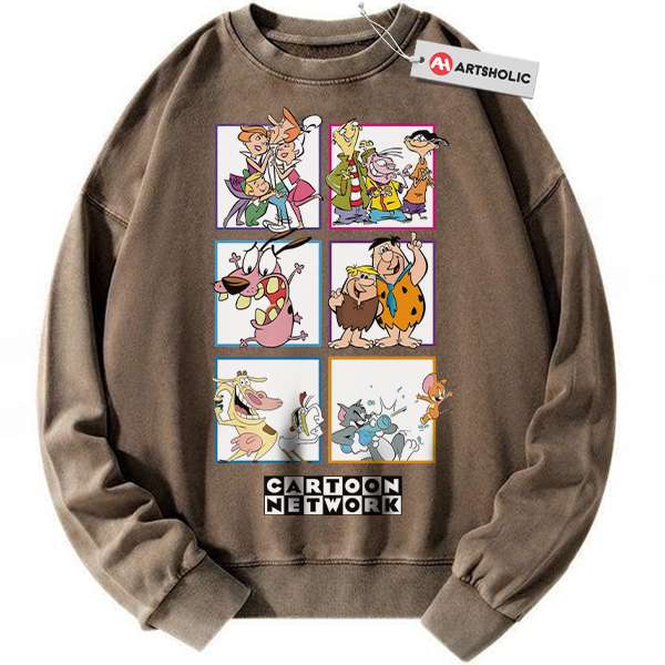 Alternative view of Cartoon Network Sweatshirt, Animated Sweatshirt, Vintage Sweater