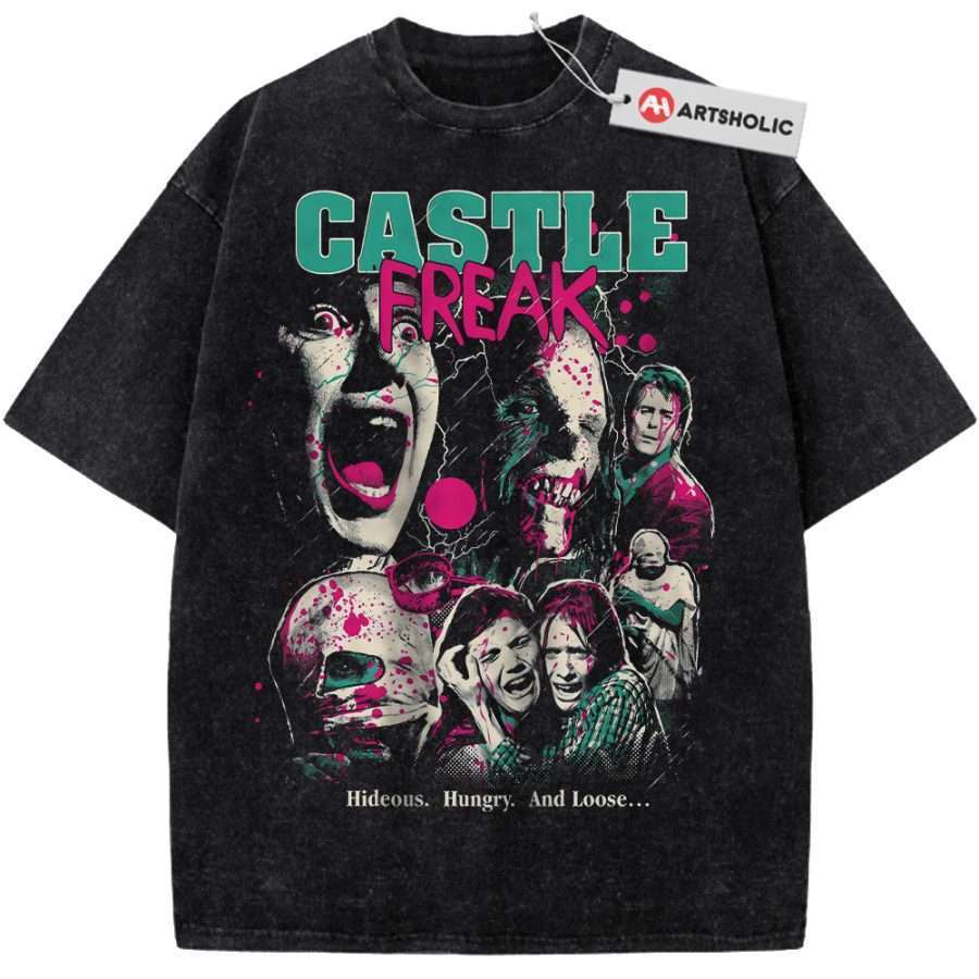 Alternative view of Castle Freak Shirt, Halloween Shirt, Horror Movie Shirt, Vintage T-Shirt