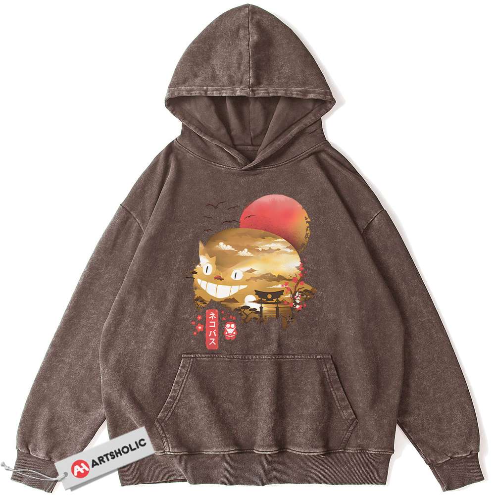 Catbus Hoodie, My Neighbor Totoro Hoodie, Studio Ghibli Hoodie, Anime Hoodie, Vintage Hoodie