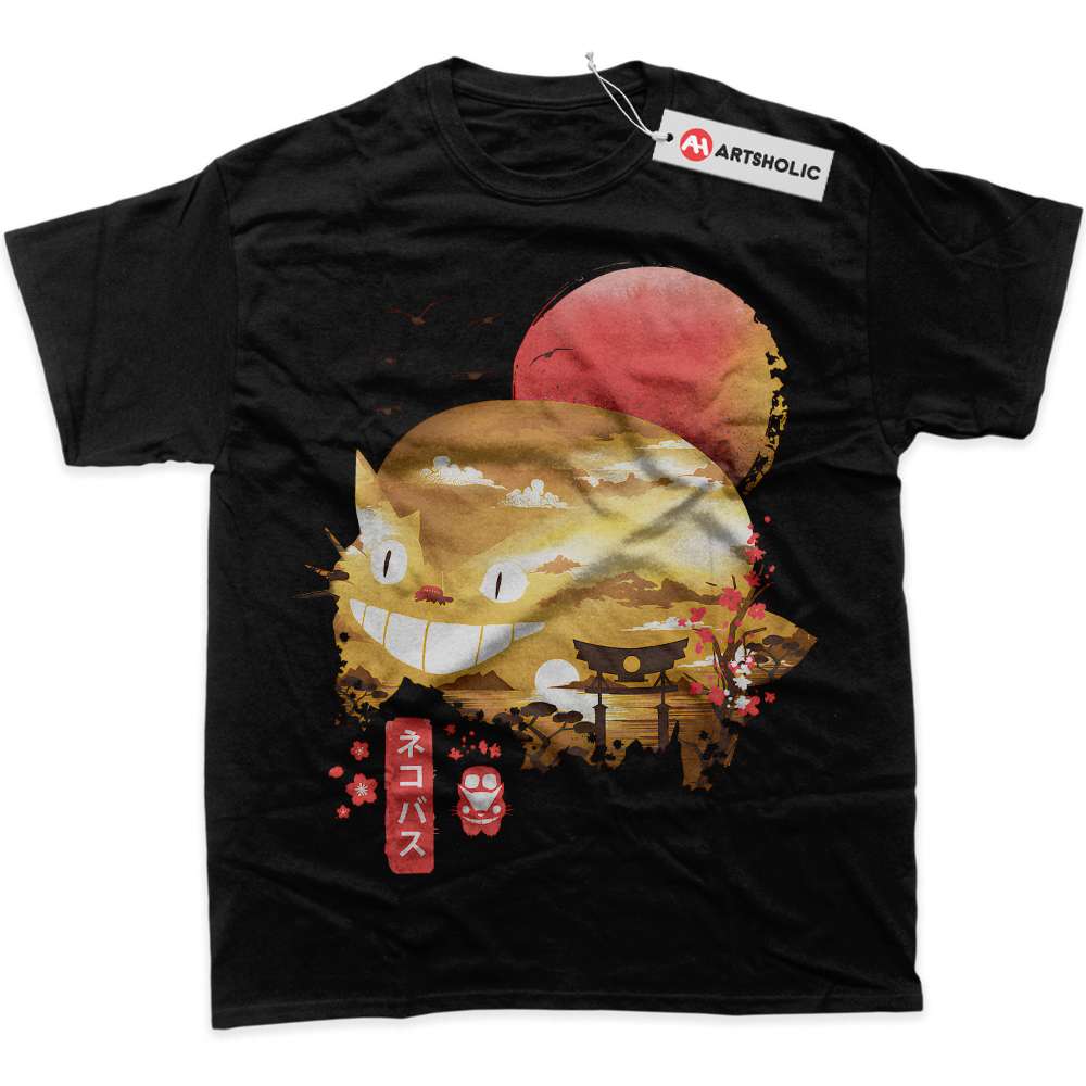 Alternative view of Catbus Shirt, My Neighbor Totoro Shirt, Studio Ghibli Shirt, Anime Shirt, Graphic Tee