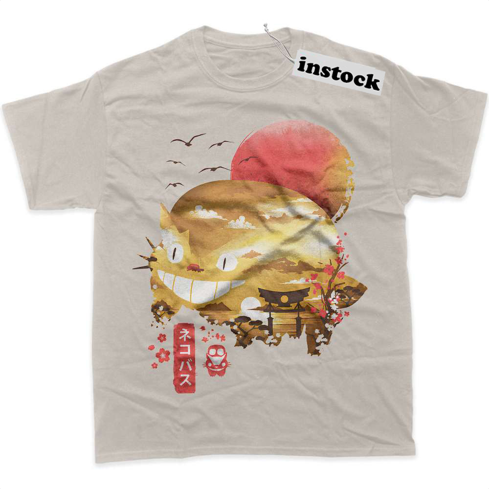 Catbus Shirt, My Neighbor Totoro Shirt, Studio Ghibli Shirt, Anime Shirt, Graphic Tee