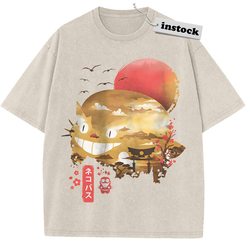 Catbus Shirt, My Neighbor Totoro Shirt, Studio Ghibli Shirt, Anime Shirt, Vintage Tee