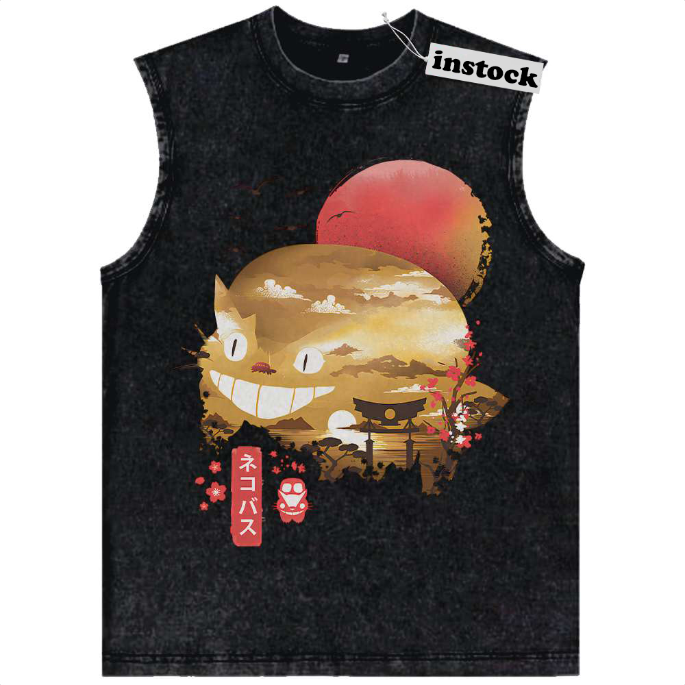Catbus Tank Top, My Neighbor Totoro Tank Top, Studio Ghibli Tank Top, Anime Tank Top, Vintage Tank Top