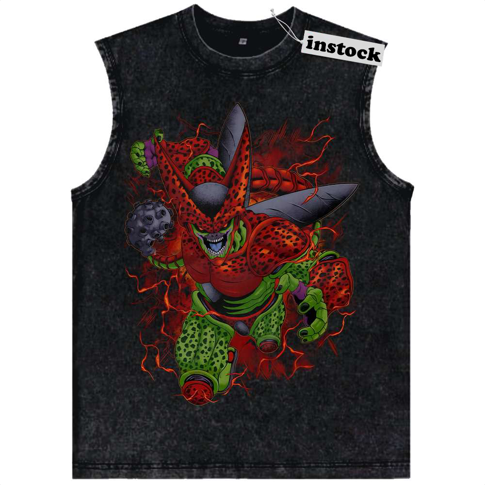Cell Max Tank Top, Dragon Ball Tank Top, DBZ Tank Top, Anime Tank Top, Vintage Tank Top
