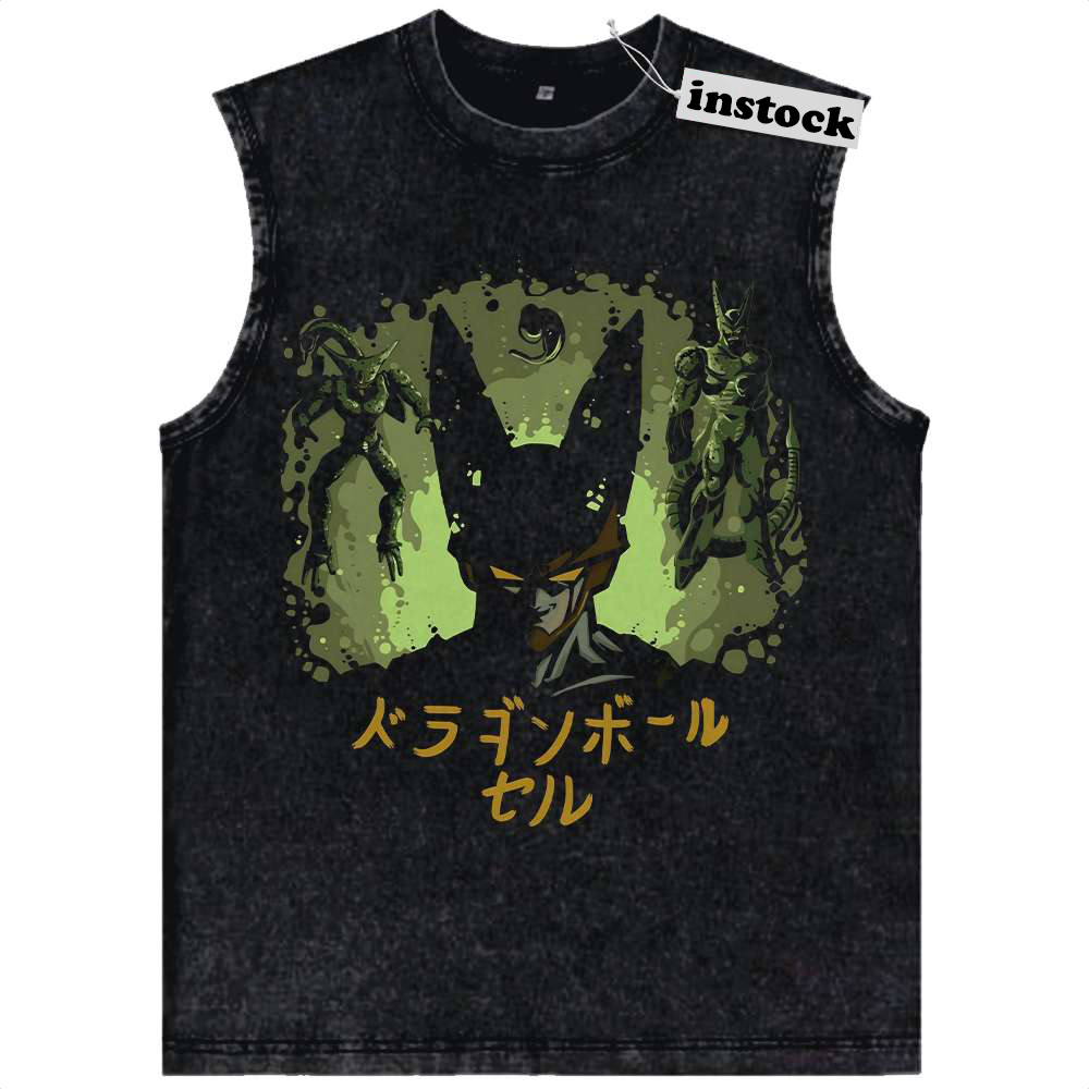 Cell Tank Top, Dragon Ball Tank Top, DBZ Tank Top, Anime Tank Top, Vintage Tank Top