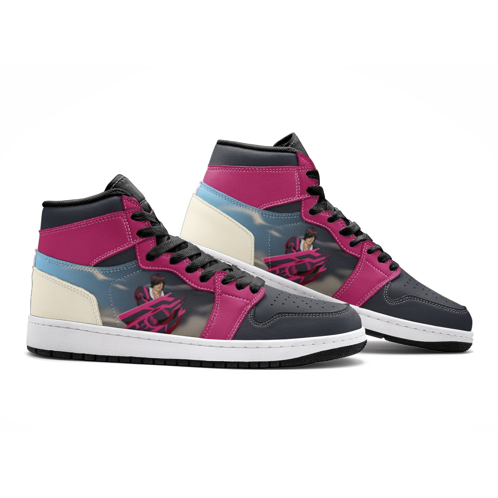 Chad Burichi Custom Sneaker Mid 1 Basketball Shoes - Otaku Hall