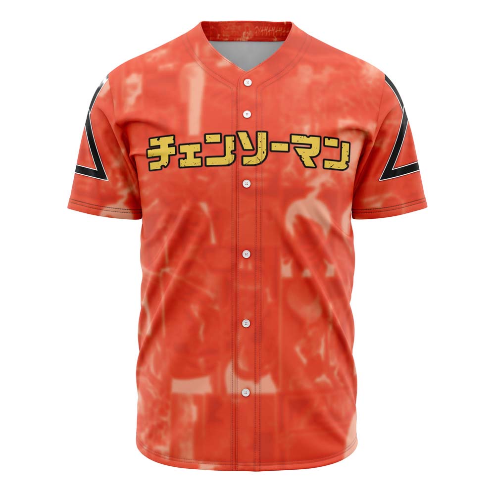 Chainsaw Man Custom Baseball Jersey - Otaku Hall