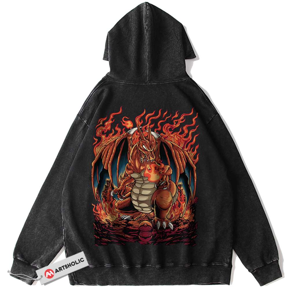 Charizard Hoodie, Pokemon Hoodie, Anime Hoodie, Vintage Hoodie