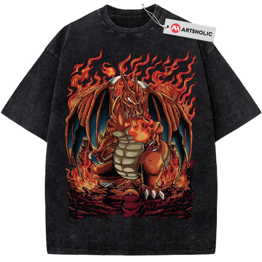 Charizard Shirt, Anime Shirt, Pokemon shirt, Vintage T-Shirt