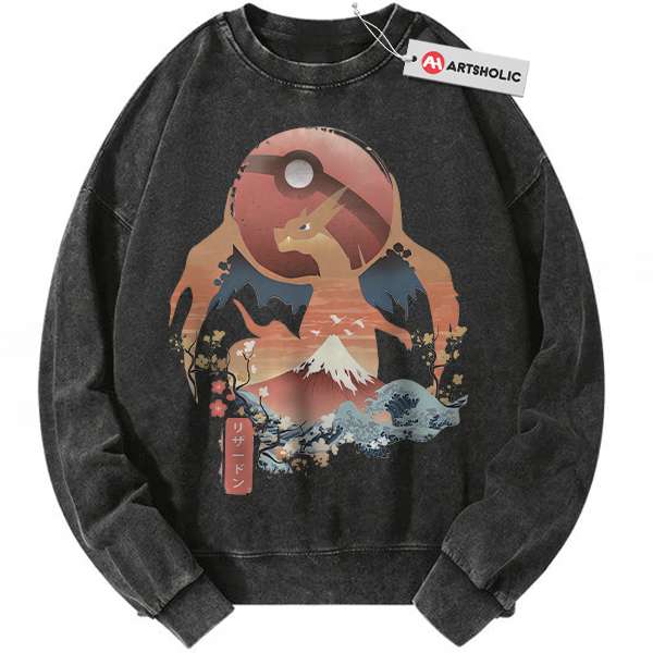 Charizard Sweatshirt, Pokemon Sweatshirt, Anime Sweatshirt, Vintage Sweatshirt