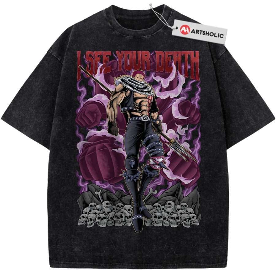Alternative view of Charlotte Katakuri Shirt, One Piece Shirt, Anime Shirt, Vintage T-Shirt