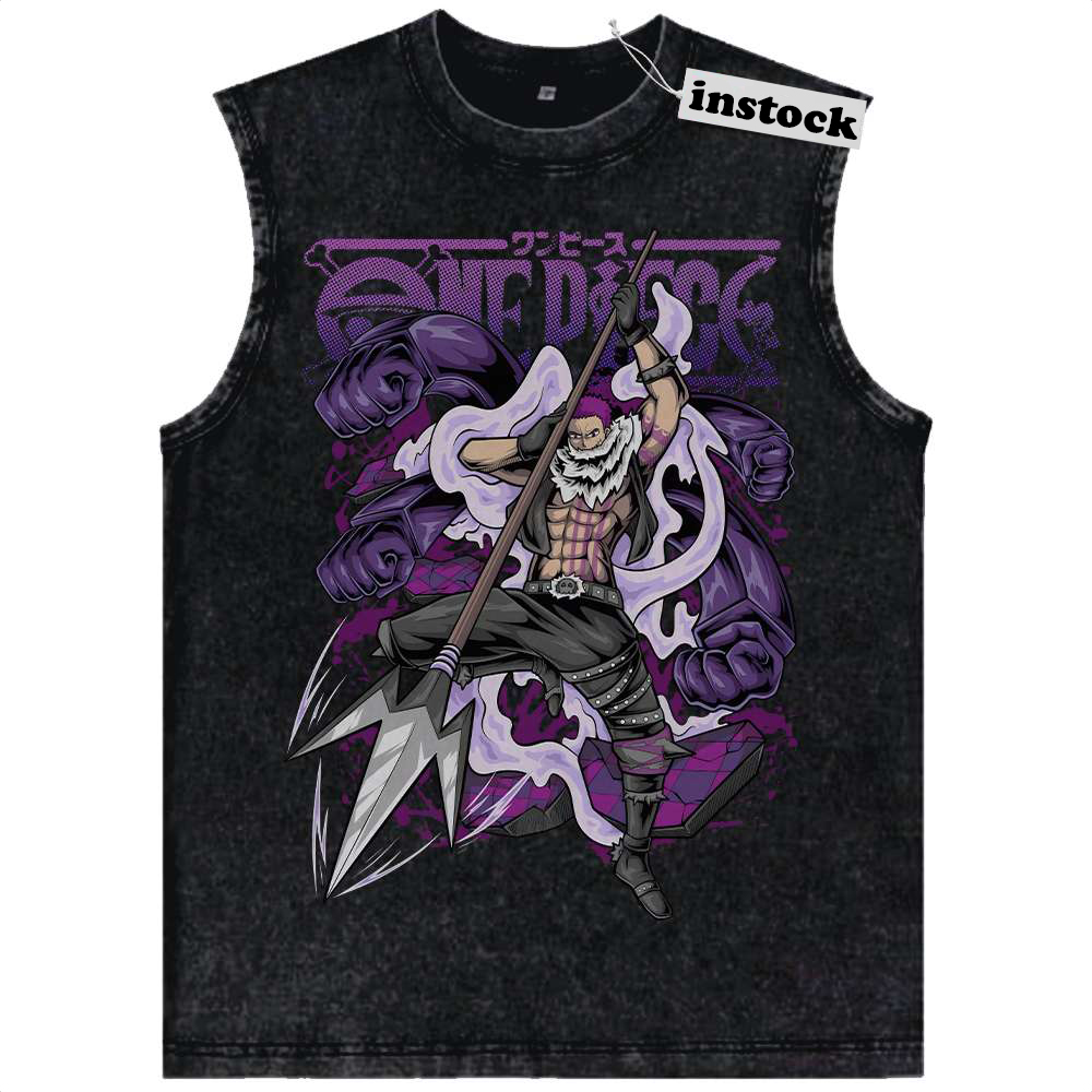 Charlotte Katakuri Tank Top, One Piece Tank Top, Anime Tank Top, Vintage Tank Top