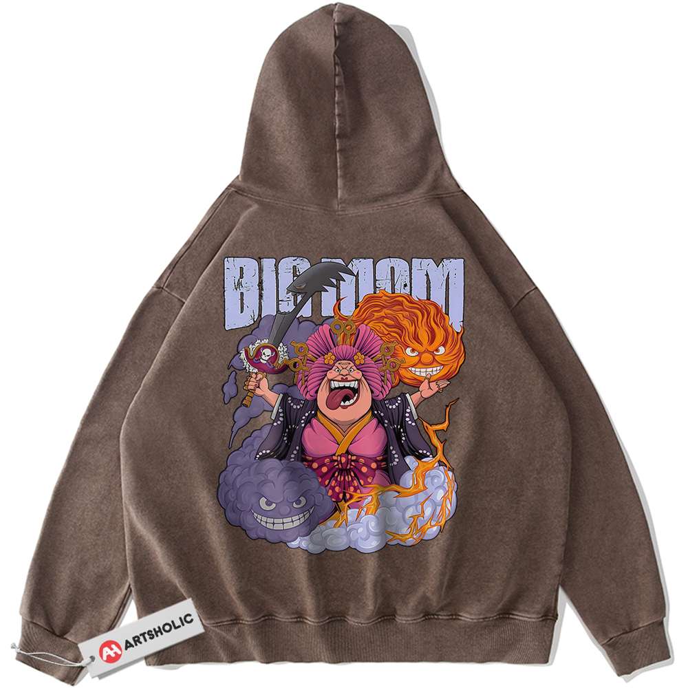 Alternative view of Charlotte Linlin Hoodie, Big Mom Hoodie, One Piece Hoodie, Anime Hoodie, Vintage Hoodie