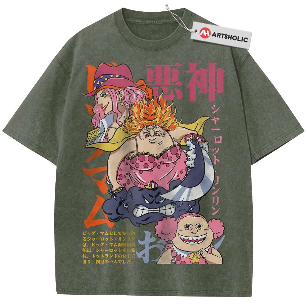 Alternative view of Charlotte Linlin Shirt, Big Mom Shirt, One Piece Shirt, Anime Shirt, Vintage T-Shirt