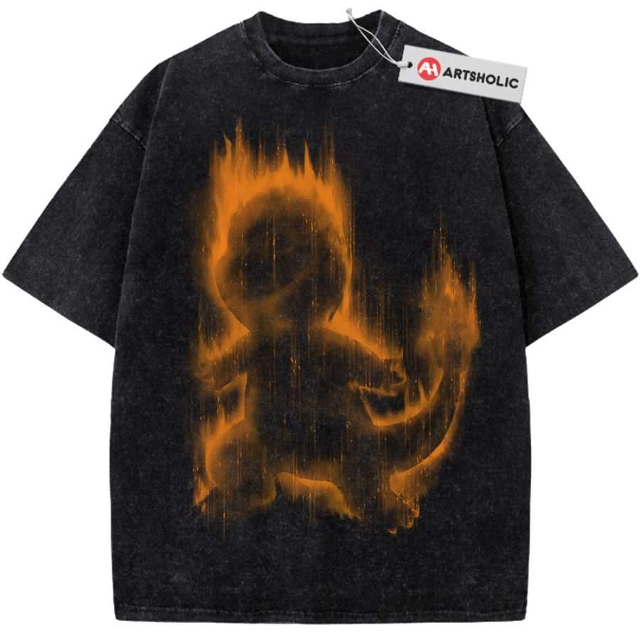 Alternative view of Charmander Shirt, Pokemon shirt, Anime Shirt, Vintage Tee