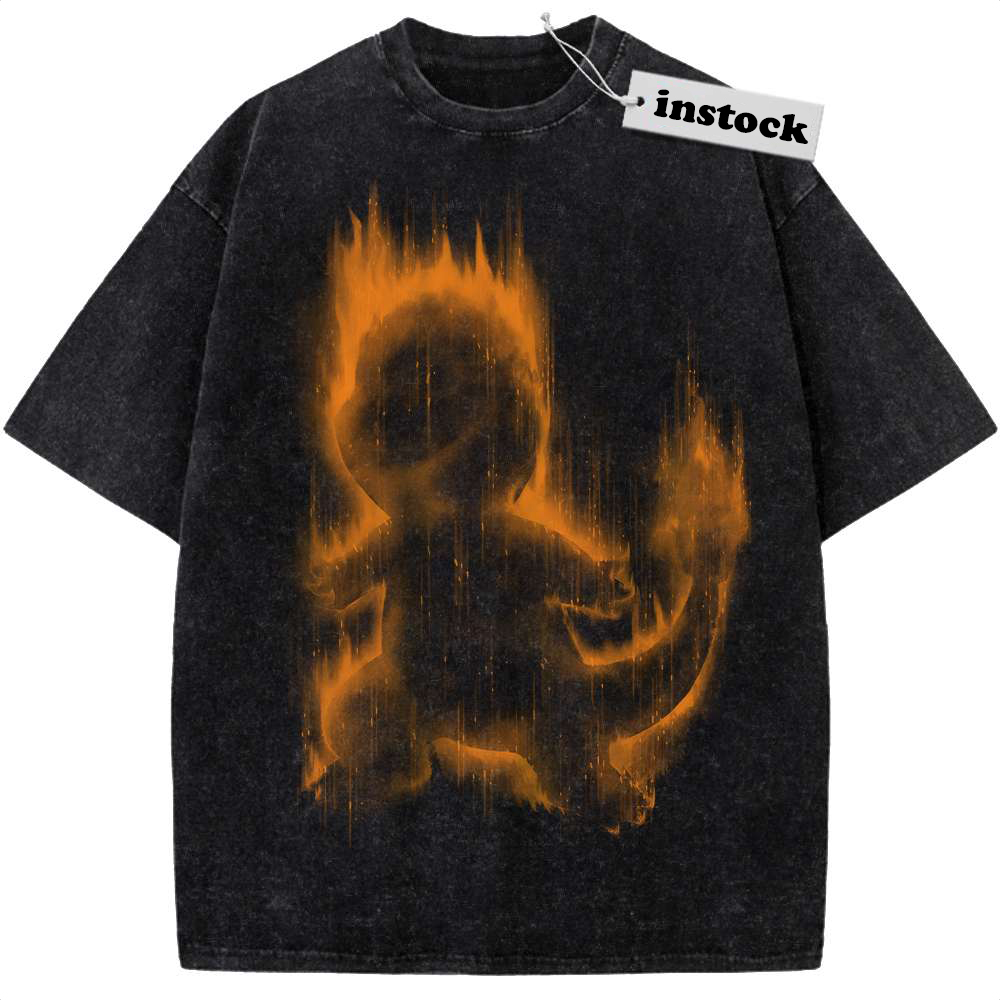 Charmander Shirt, Pokemon shirt, Anime Shirt, Vintage Tee