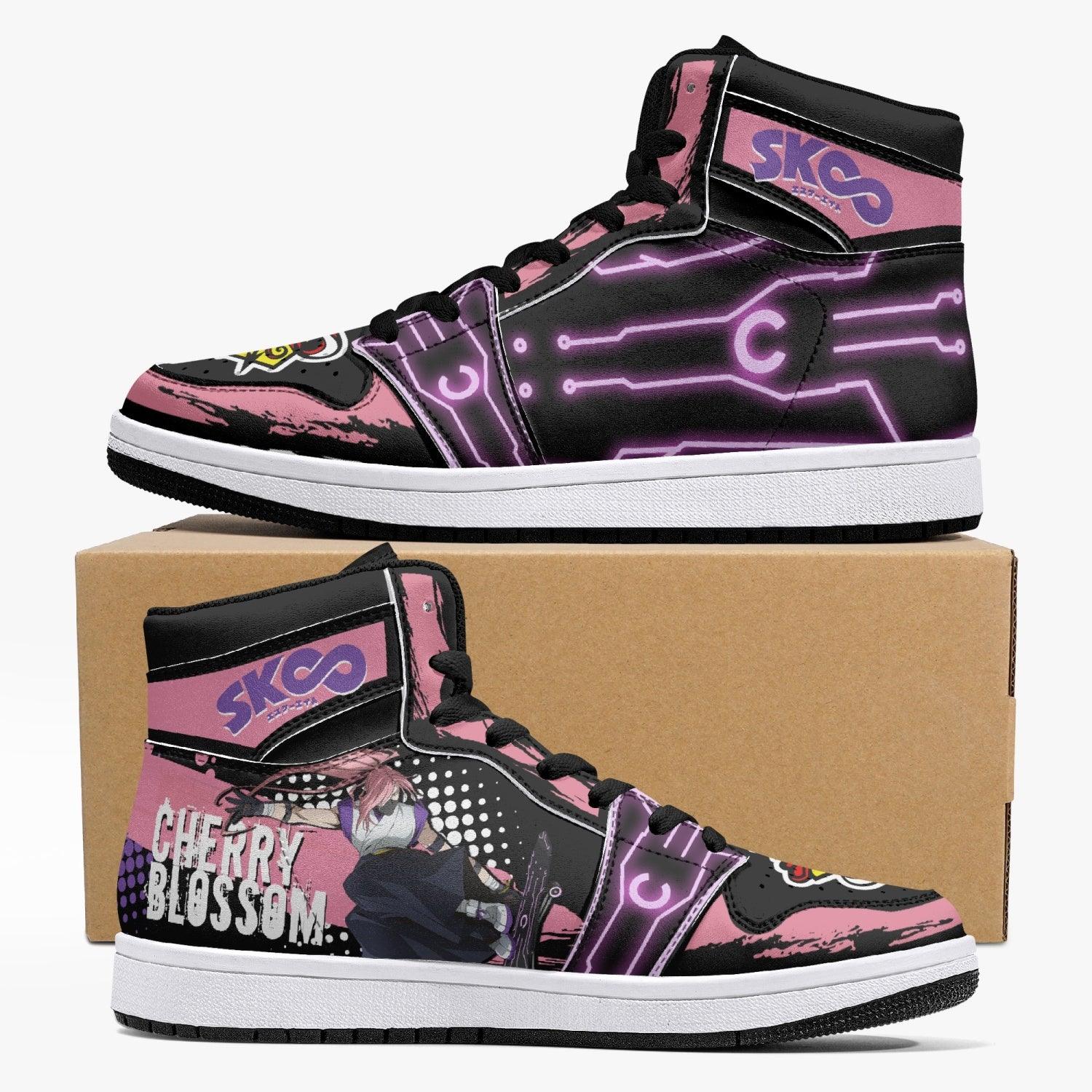Cherry Blossom SK8 the Infinity Custom Sneaker Mid 1 Basketball Shoes - Otaku Hall