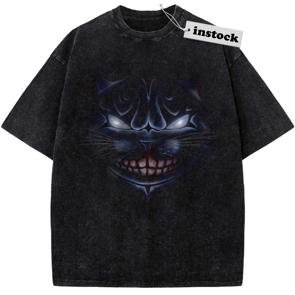 Cheshire Cat Shirt, Alice's Adventures in Wonderland Shirt, Animated Shirt, Vintage Tee