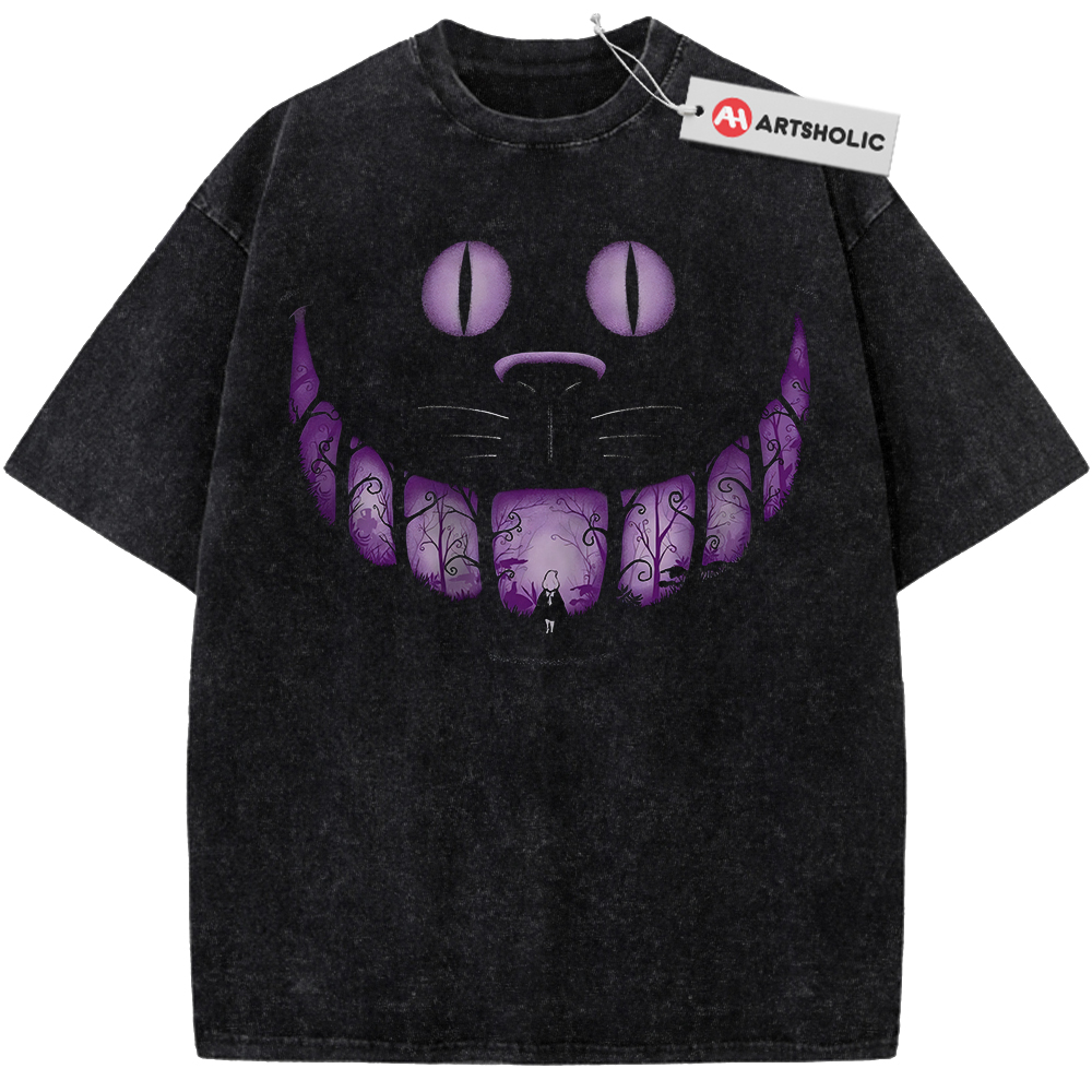 Cheshire Cat Shirt, Alice's Adventures in Wonderland Shirt, Anime Shirt, Vintage T-Shirt