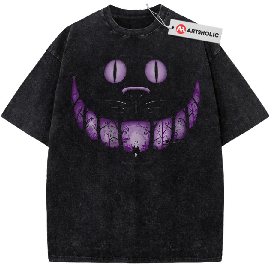 Alternative view of Cheshire Cat Shirt, Alice's Adventures in Wonderland Shirt, Anime Shirt, Vintage T-Shirt