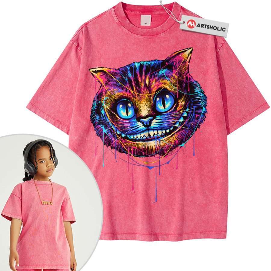 Cheshire Cat Shirt For Kids, Alice's Adventures in Wonderland Shirt For Kids, Animated Shirt For Kids, Vintage T-Shirt For Kids - Image 10
