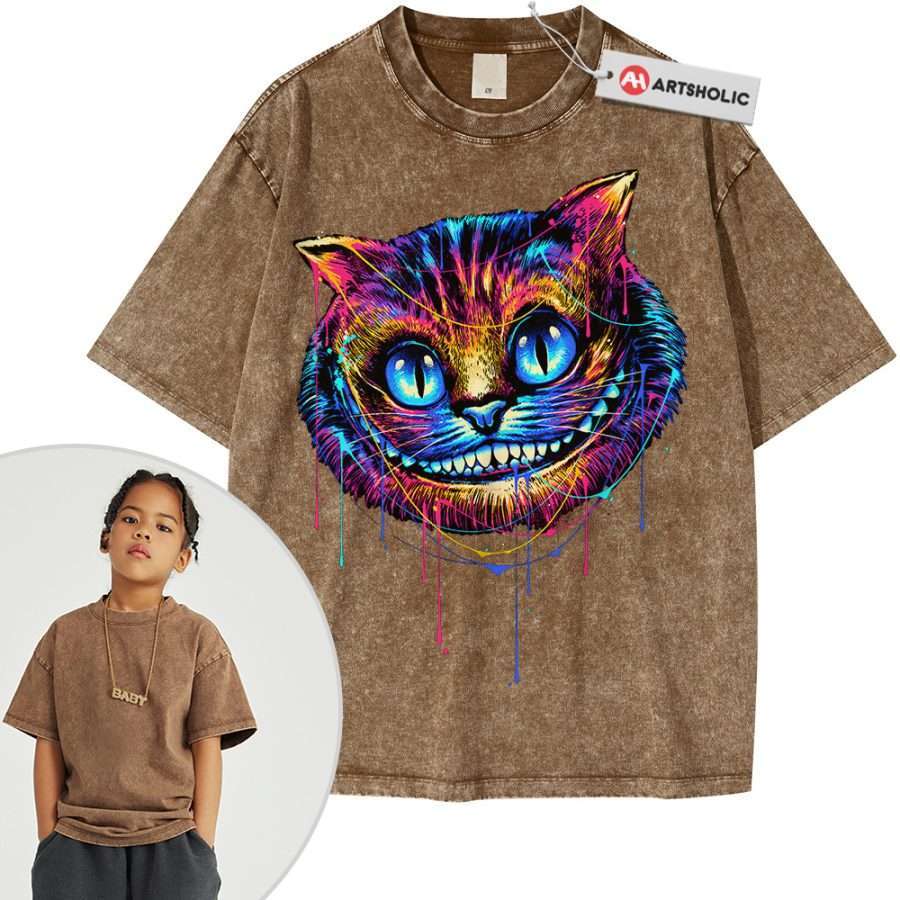 Cheshire Cat Shirt For Kids, Alice's Adventures in Wonderland Shirt For Kids, Animated Shirt For Kids, Vintage T-Shirt For Kids - Image 9