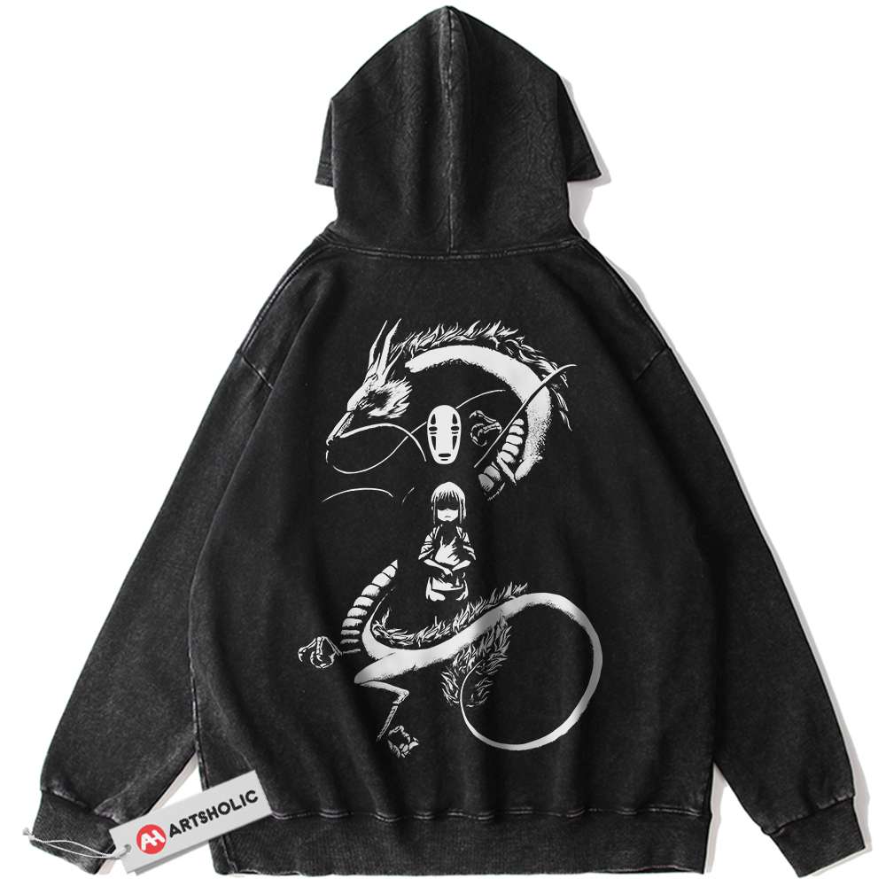 Chihiro and Haku Hoodie, Spirited Away Hoodie, Studio Ghibli Hoodie, Anime Hoodie, Vintage Hoodie