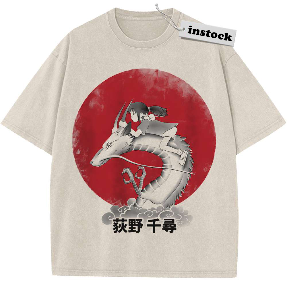 Chihiro and Haku Shirt, Spirited Away Shirt, Studio Ghibli Shirt, Anime Shirt, Vintage Tee