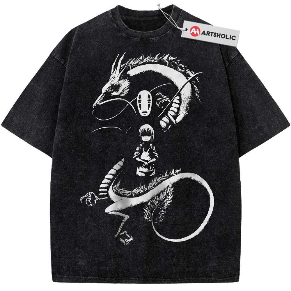 Chihiro and Haku Shirt, Spirited Away Shirt, Studio Ghibli Shirt, Anime Shirt, Vintage Tee