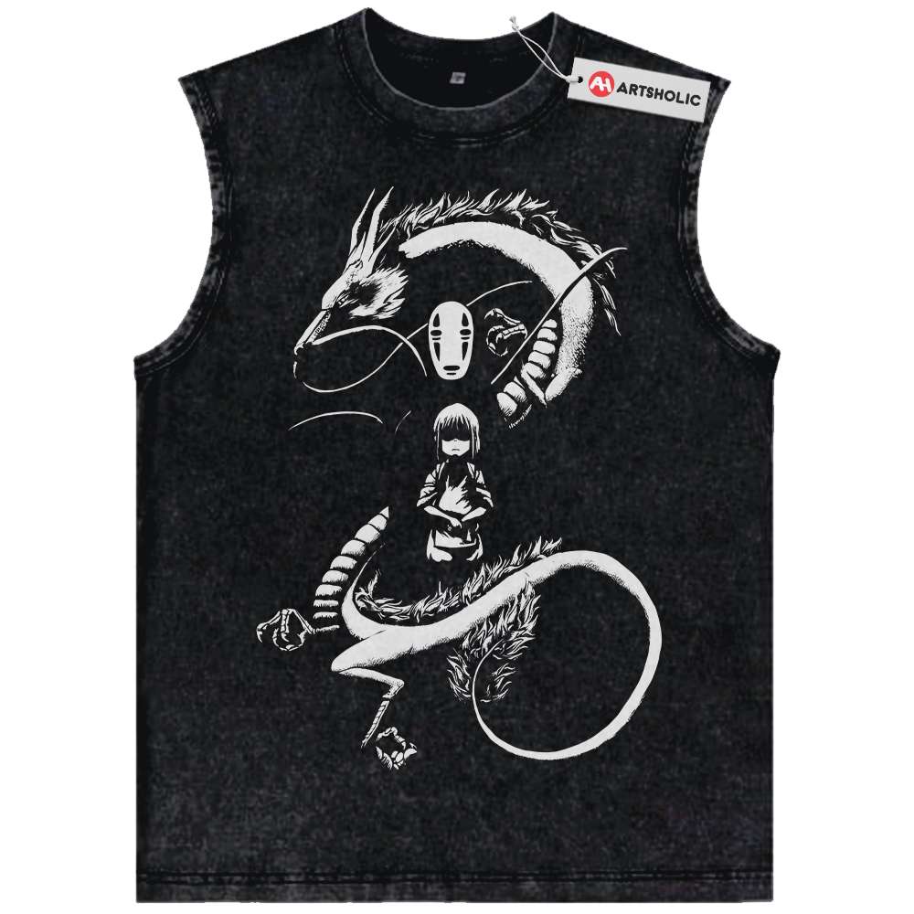 Chihiro and Haku Tank Top, Spirited Away Tank Top, Studio Ghibli Tank Top, Anime Tank Top, Vintage Tank Top