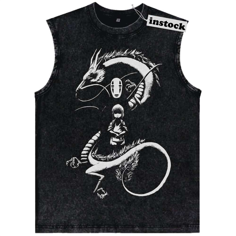 Chihiro and Haku Tank Top, Spirited Away Tank Top, Studio Ghibli Tank Top, Anime Tank Top, Vintage Tank Top