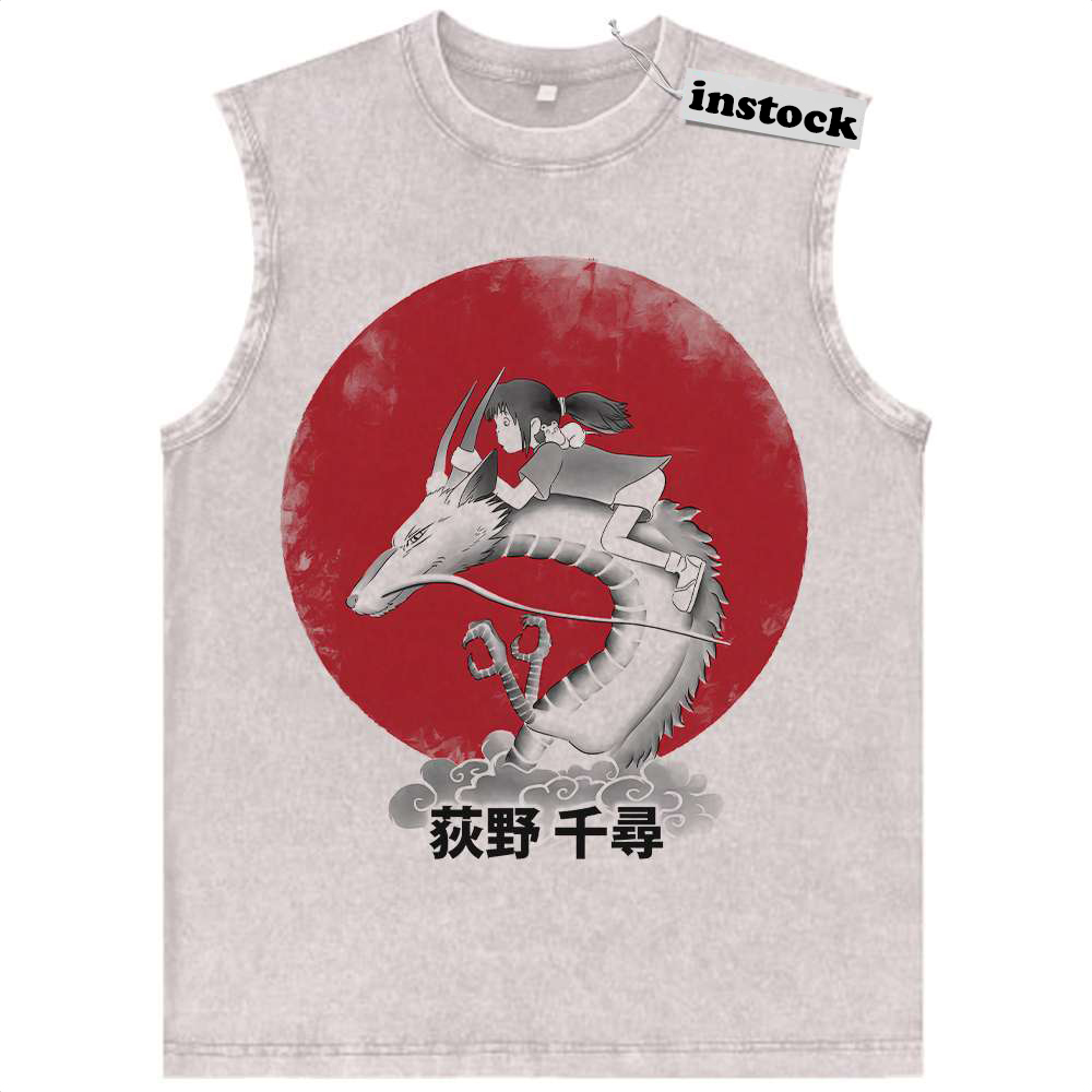 Chihiro and Haku Tank Top, Spirited Away Tank Top, Studio Ghibli Tank Top, Anime Tank Top, Vintage Tank Top