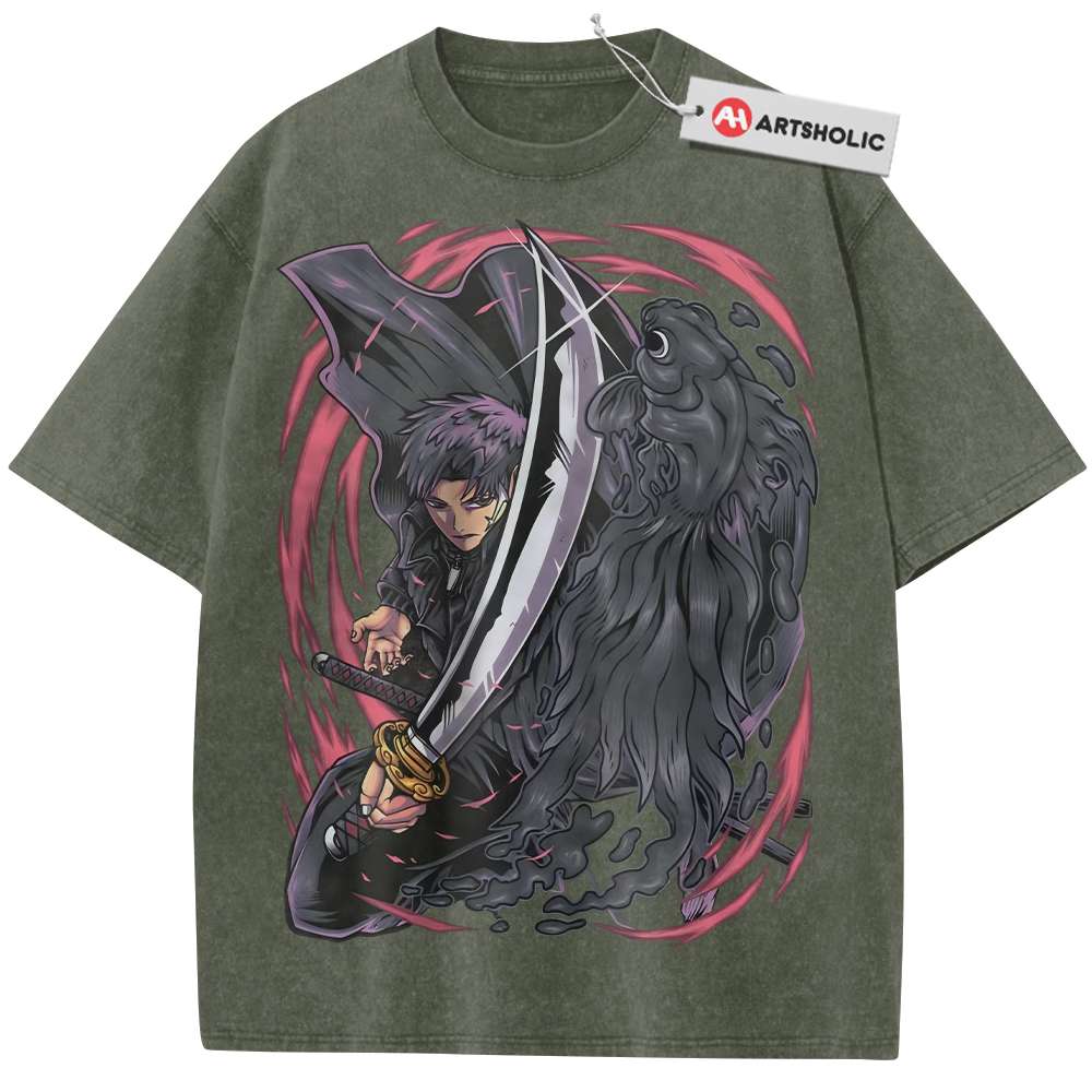 Alternative view of Chihiro Rokuhira Shirt, Kagurabachi Shirt, Anime Shirt, Vintage T-Shirt