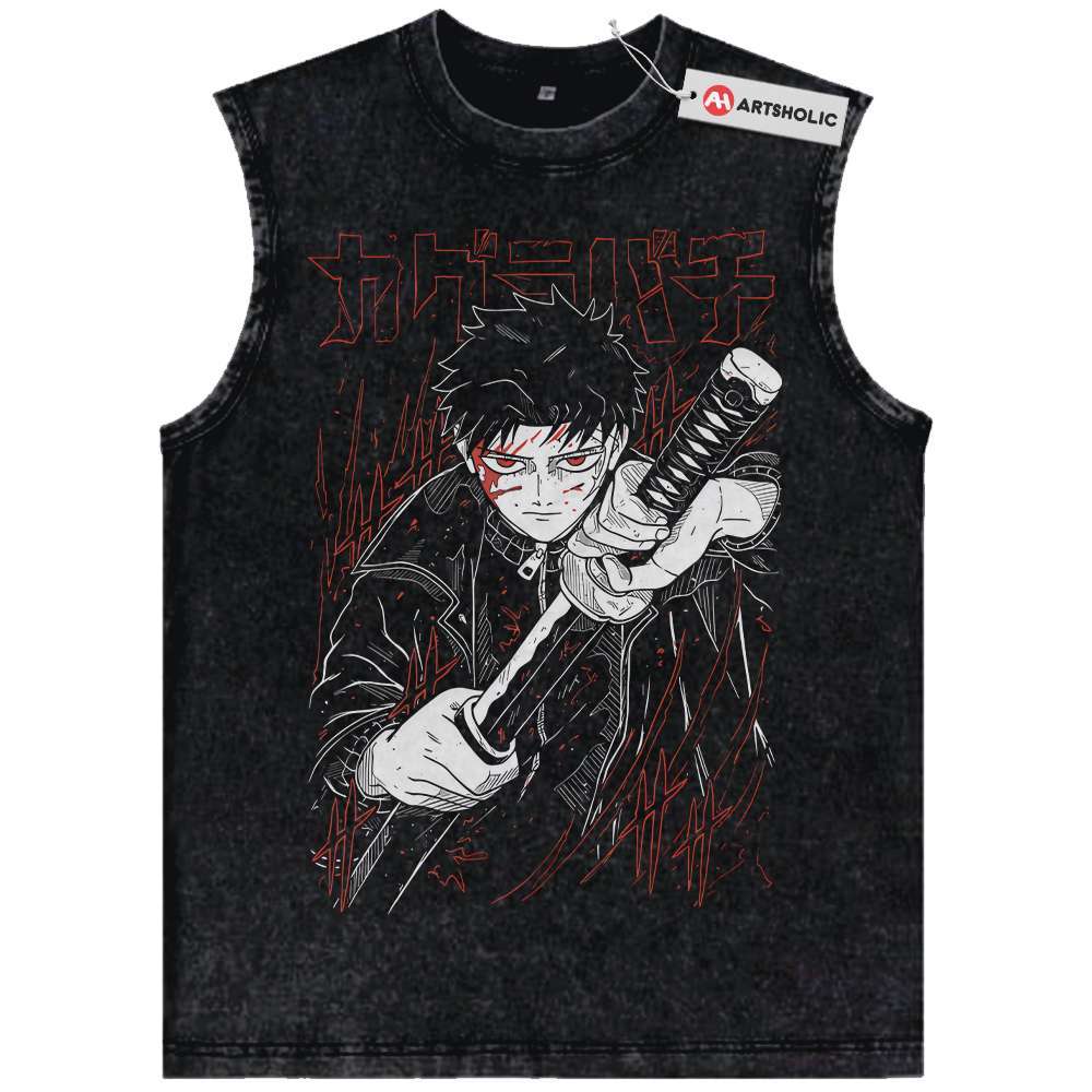 Chihiro Rokuhira Tank Top, Kagurabachi Tank Top, Anime Tank Top, Vintage Tank Top
