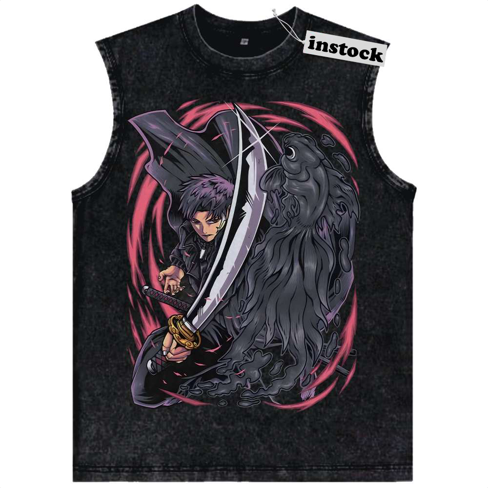 Chihiro Rokuhira Tank Top, Kagurabachi Tank Top, Anime Tank Top, Vintage Tank Top