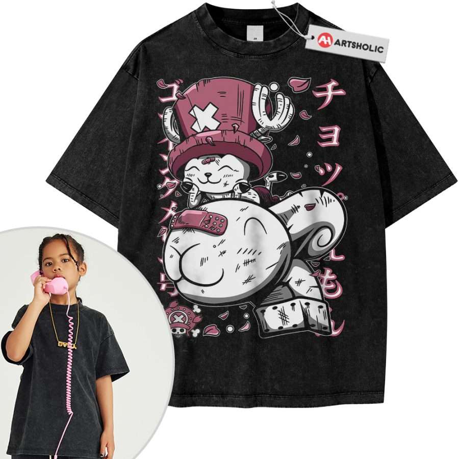 Alternative view of Chopper Shirt For Kids, One Piece Shirt For Kids, Anime Shirt For Kids, Vintage T-Shirt For Kids