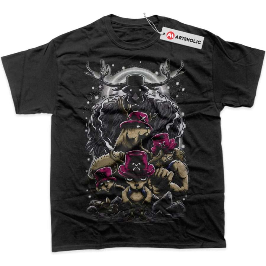 Alternative view of Chopper Shirt, One Piece Shirt, Anime Shirt, Graphic Tee