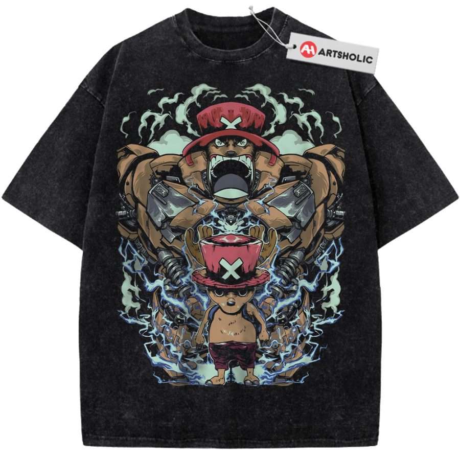 Alternative view of Chopper Shirt, One Piece Shirt, Anime Shirt, Vintage T-Shirt