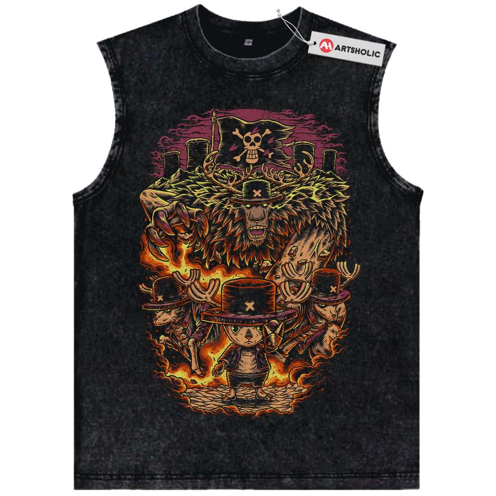 Chopper Tank Top, One Piece Tank Top, Anime Tank Top, Vintage Tank Top